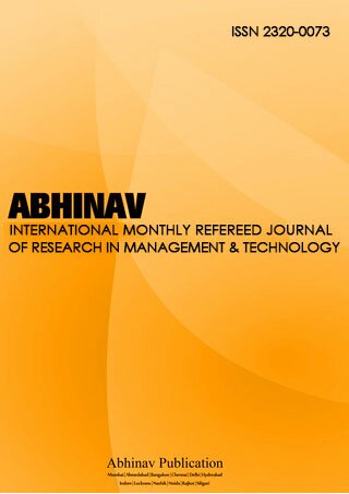 Cover page of Abhinav-International Monthly Refereed Journal Of Research In Management & Technology